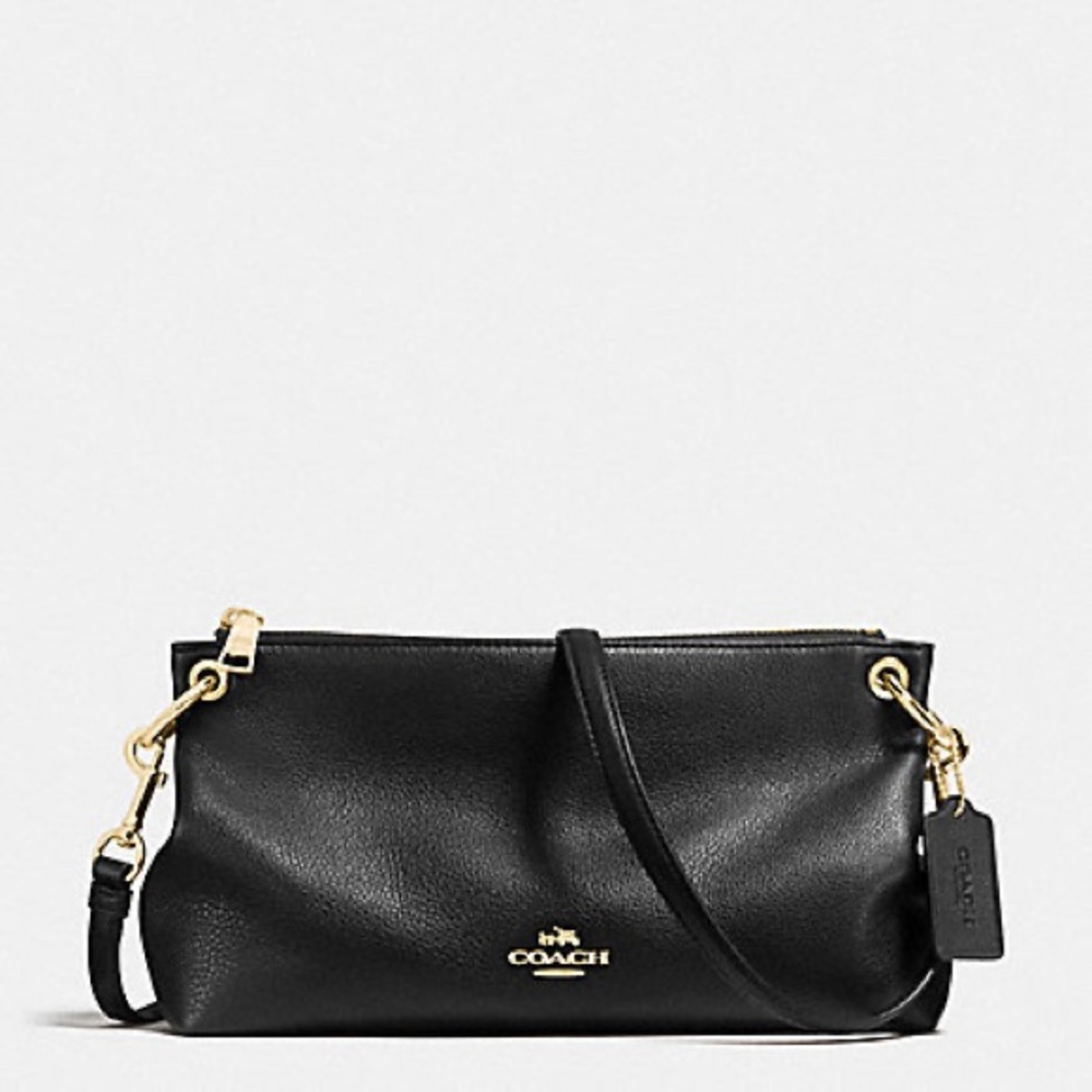 BROWN Coach Charley Crossbody